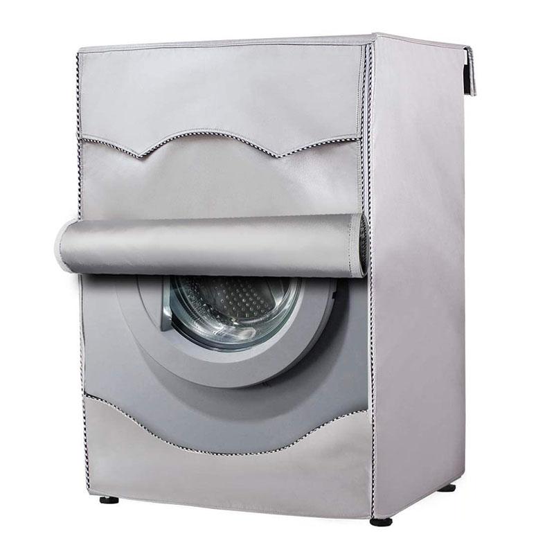 V562-A4076994060DBT-202503031705-00 Waterproof Dustproof Cover for 420d Roller Boiler Washing Machine - 60x53x85cm Size - Silver - 69X84X100Cm - Image 1