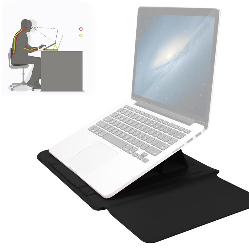 V562-B0901CBM-202504251832-00 Universal Waterproof Laptop Bag Set With Handle Stand Pen Holder Winders Mouse & Charger Bags - Black - Image 1