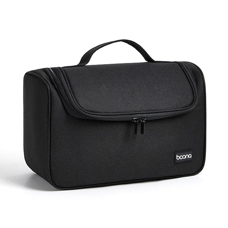 V562-B1001905060DBT-202503191440-00 Portable Hair Dryer Storage Bag With Hook Large Capacity - Black - Image 1