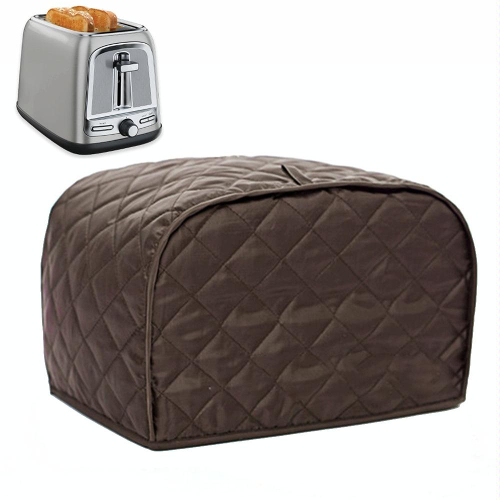 V562-B1013182060DBT-202503031746-00 Small Home Bread Maker Dust Cover - Polyester Material - Dark Brown - Image 1