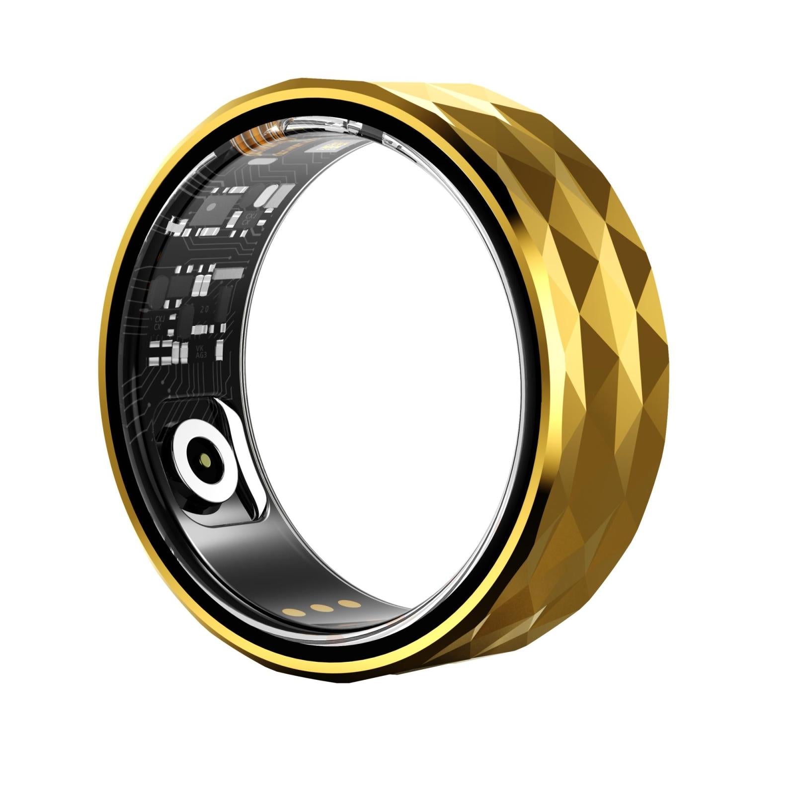 V562-B101806200AYS-202504281840-00 Smart Ring For Health Monitoring & Exercise - R12M Size 20 - Gold - Image 1