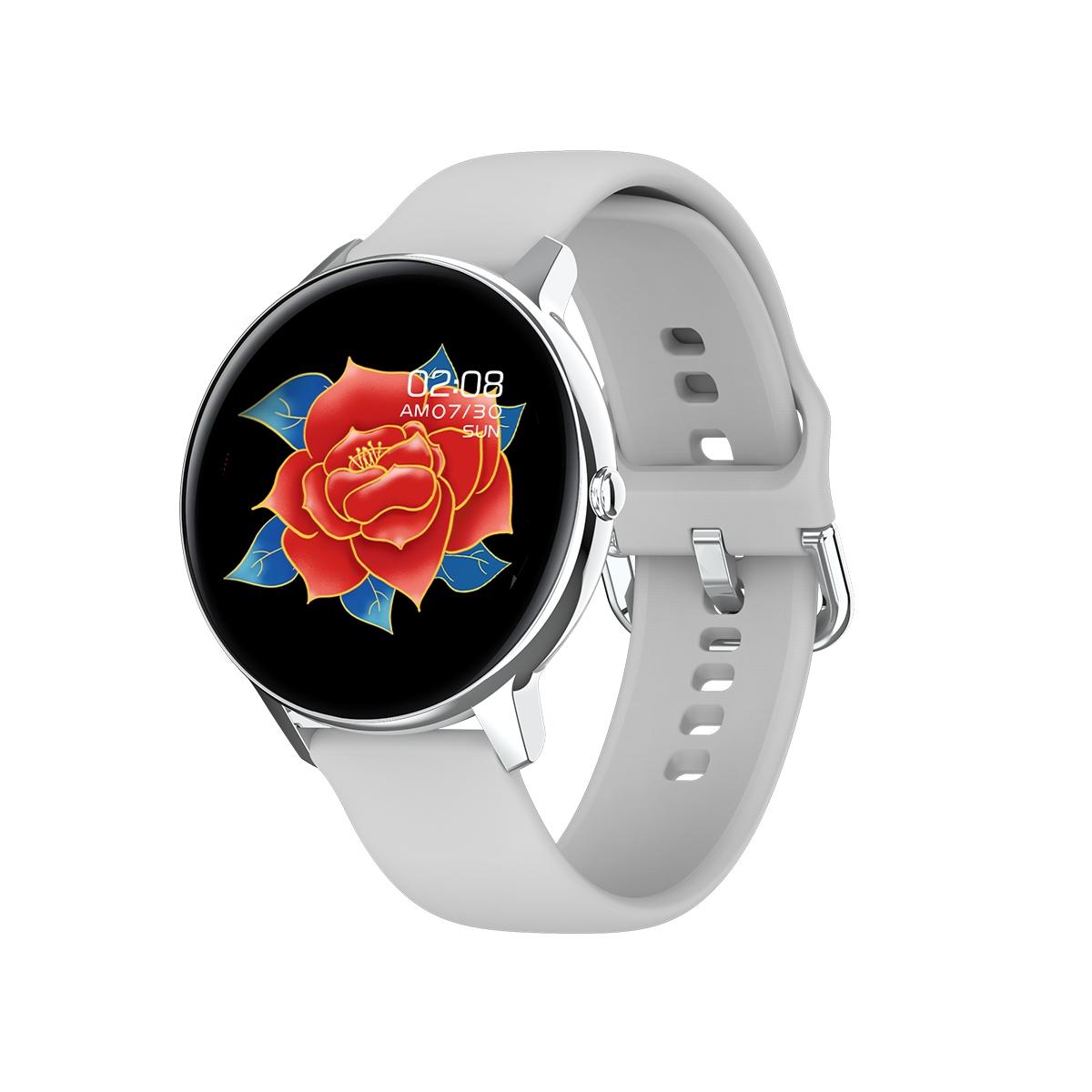 V562-B102143100AYS-202504252045-00 Smart Watch With Ip68 Waterproofing And Health Monitoring - Silver - Image 1