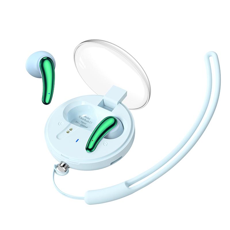 V562-B1026933060DBT-202505261833-00 Wireless In-ear Earphones with Low Delayed Bluetooth - Clearbuds C1 - Blue - Image 1