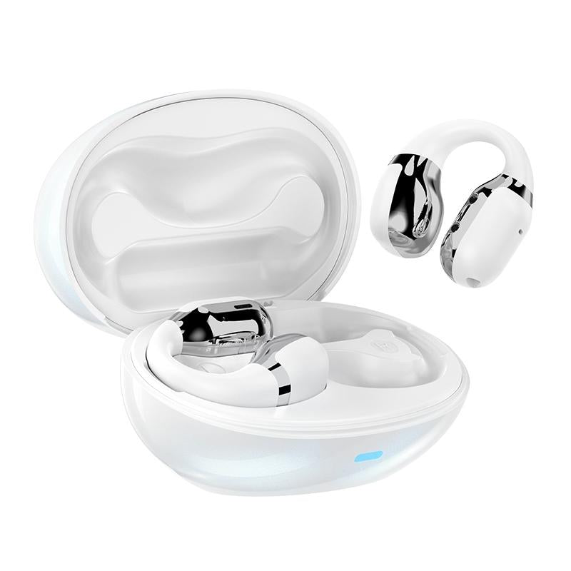 V562-B102933600ADE-202505261812-00 Symphony Gs09s Tws Bluetooth Earphones - Zga Air Conduction - White - Image 1