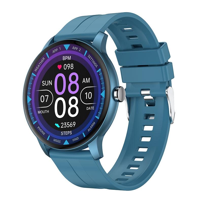 V562-B104296100AYS-202504171907-00 Waterproof Smart Watch With Colour Screen - Ip67 - Blue - Image 1