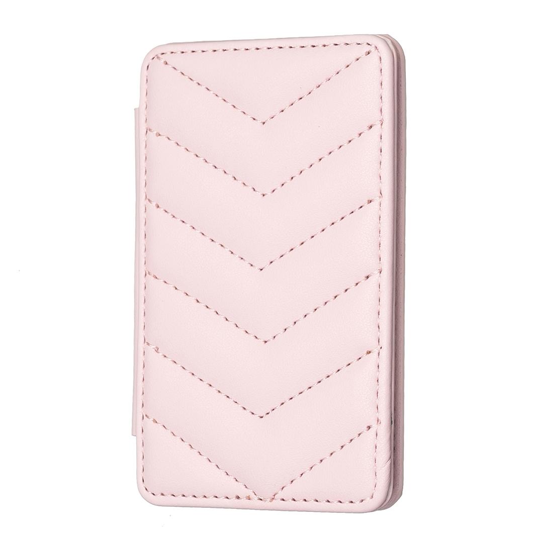 V562-B106239400ADE-202503281832-00 Wave Pattern Card Bag Back Sticker For Mobile Phones - Pink - Image 1