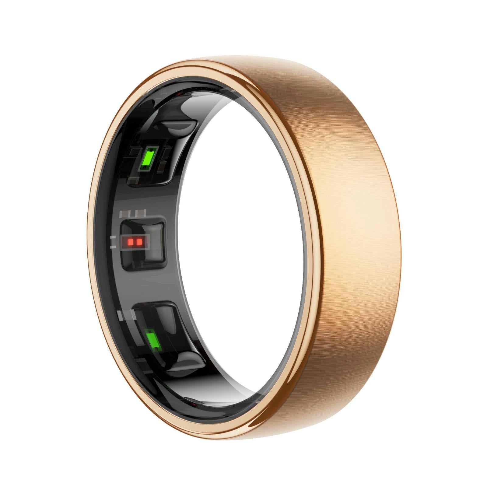 V562-B106397200AYS-202504281852-00 Smart Ring Heart Rate Blood Oxygen Sleep Sports Size 13 - Gold - Image 1