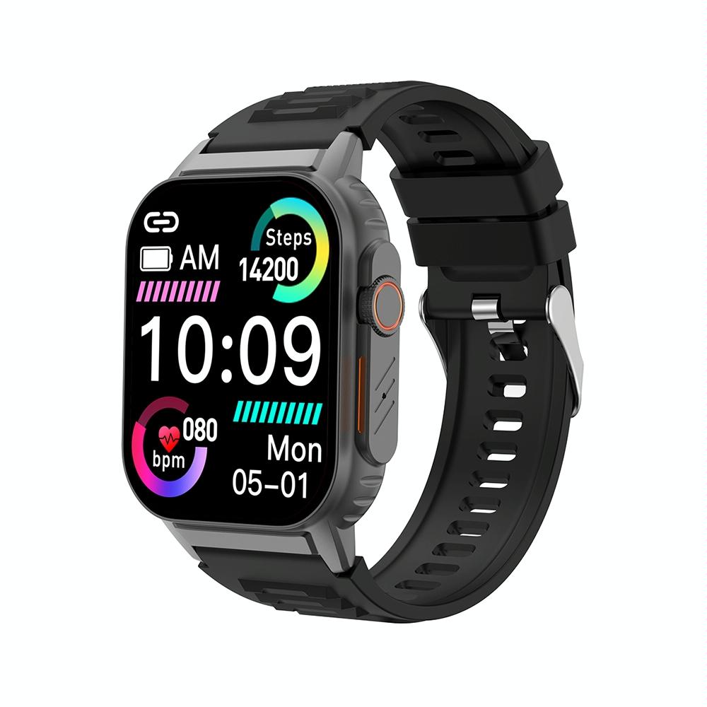 V562-B106419500ADE-202504251905-00 2.01 Inch Waterproof Smart Watch With Bluetooth Call & Health Tracking - Black - Image 1