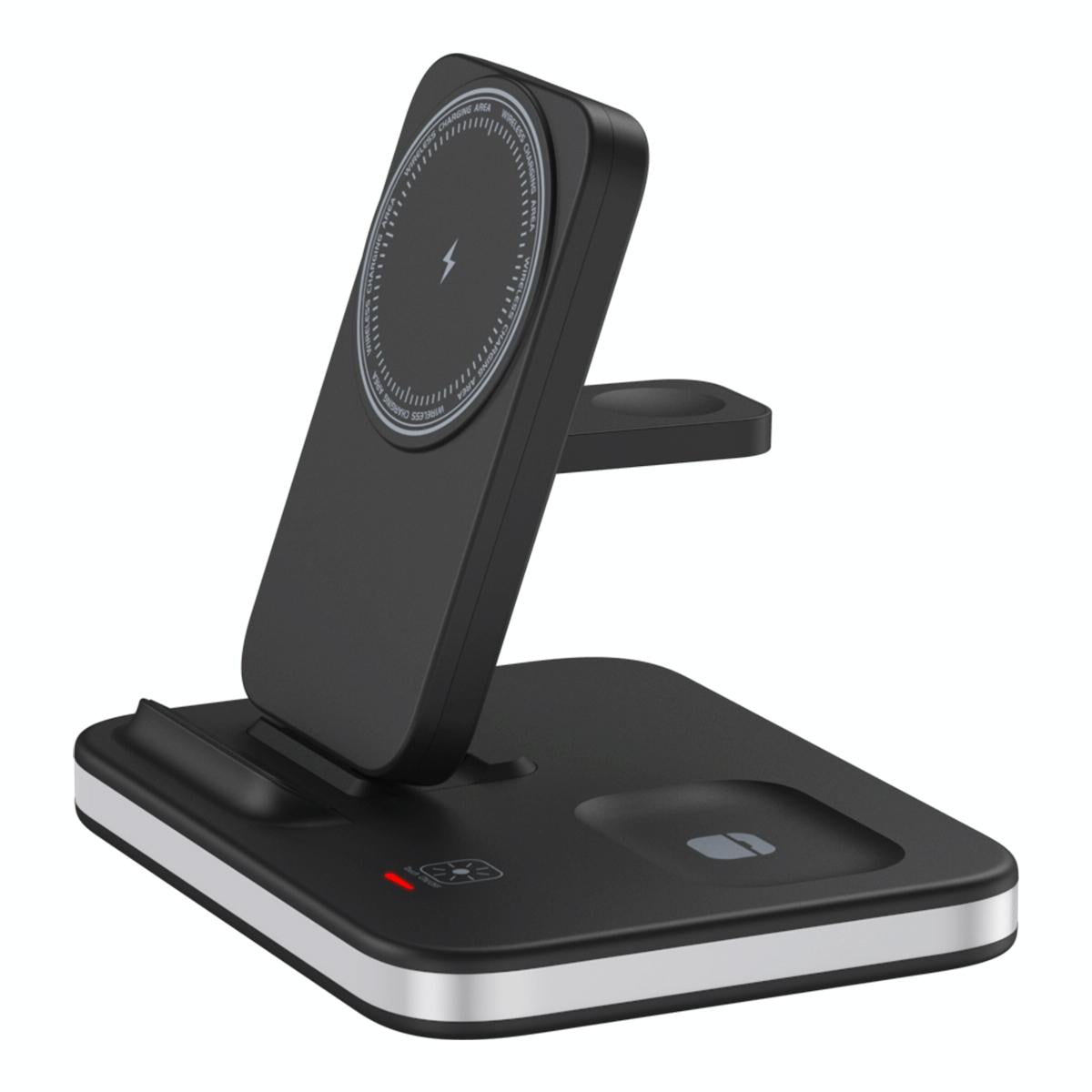 V562-B106452700ADE-202504212015-00 4 In 1 Magnetic Fast Wireless Charger - Silver - Image 1