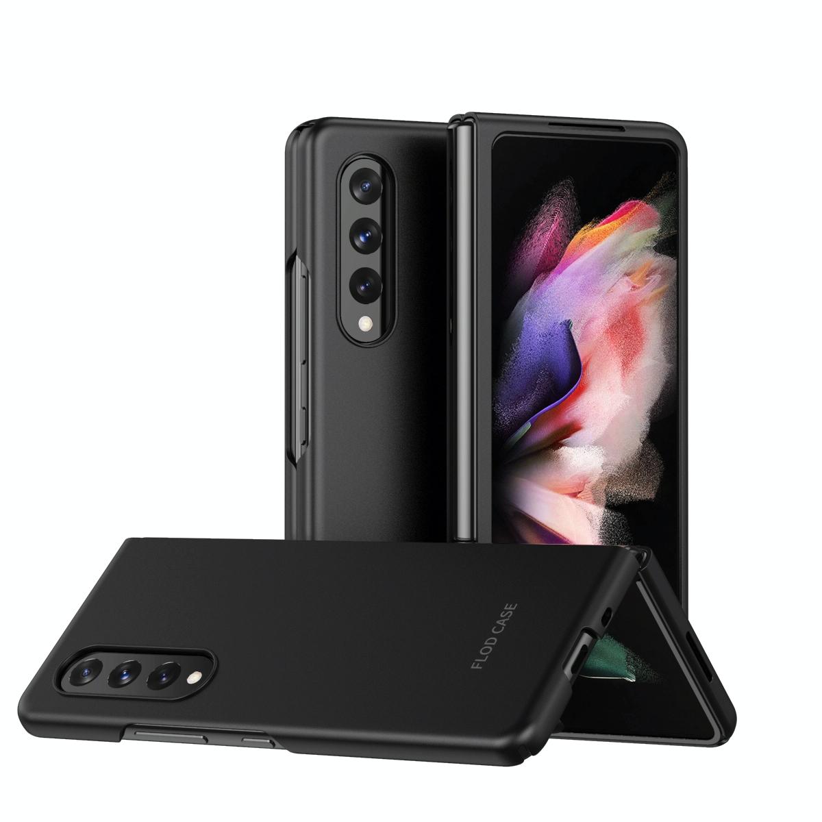 V562-B107182300ADE-202503211311-00 For Samsung Galaxy Z Fold4 5G Foldable Shockproof Phone Case - Black - Image 1