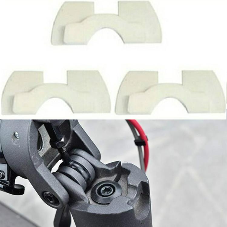 V562-B1076647420DBT-202505291133-00 3-piece Shockproof Rubber Dampers for Xiaomi M365 Scooter - White - Image 1
