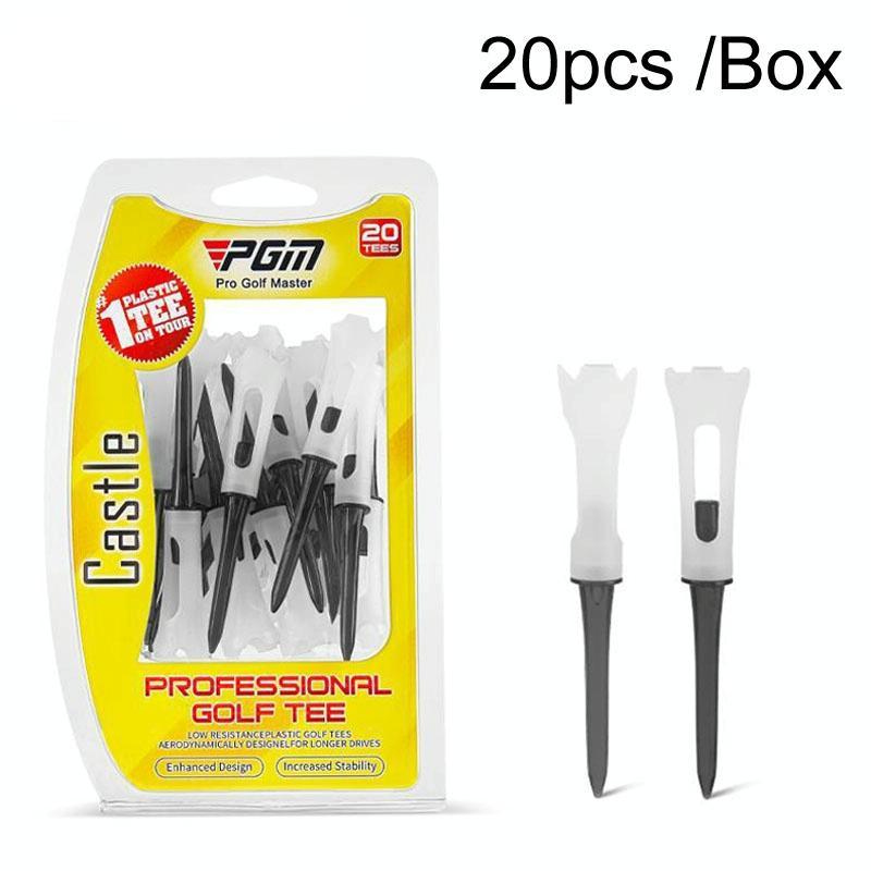 V562-B1079454060DBT-226945-00 20-pack Golf Ball Tee Holder for Competition - 83mm Spike Balls - Black - Image 1