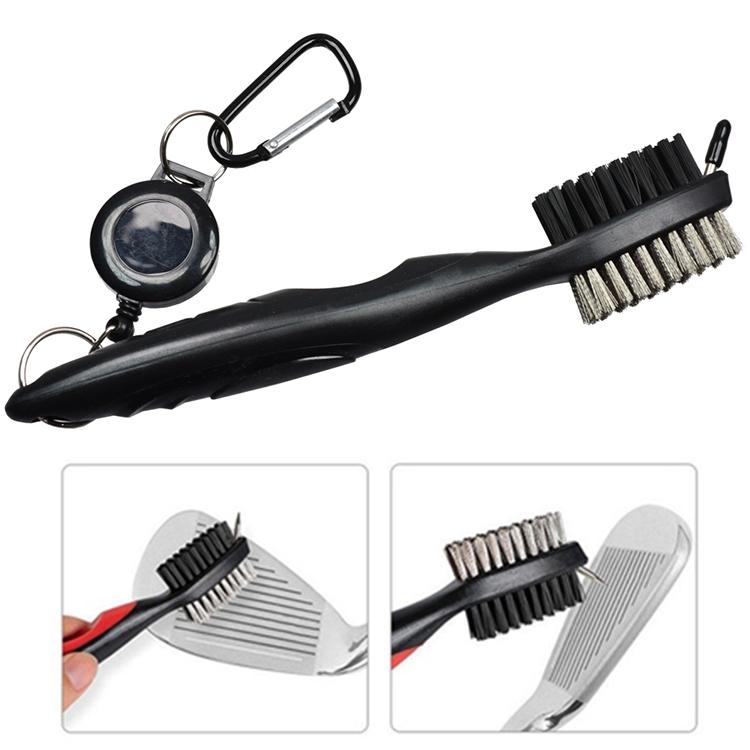 V562-B108065050DBT-202502241630-00 Complete Golf Club Cleaning Brush Set - Ball Slot - Black - Image 1