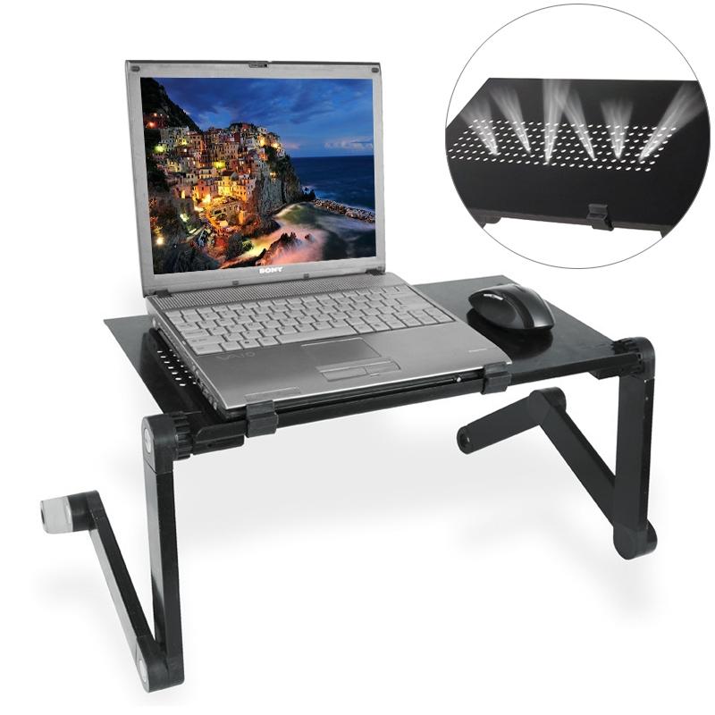 V562-B1633CP-202502271935-00 Adjustable Foldable Laptop Stand - 360 Degree Portable Aluminum Desk Holder - Image 1