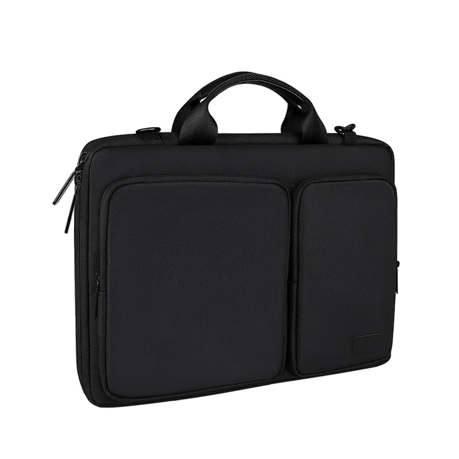 V562-B208823400ADE-202504251526-00 Thickened Polyester Laptop Bag - Fits 14.1-15.4 Inch Devices - Black - Image 1