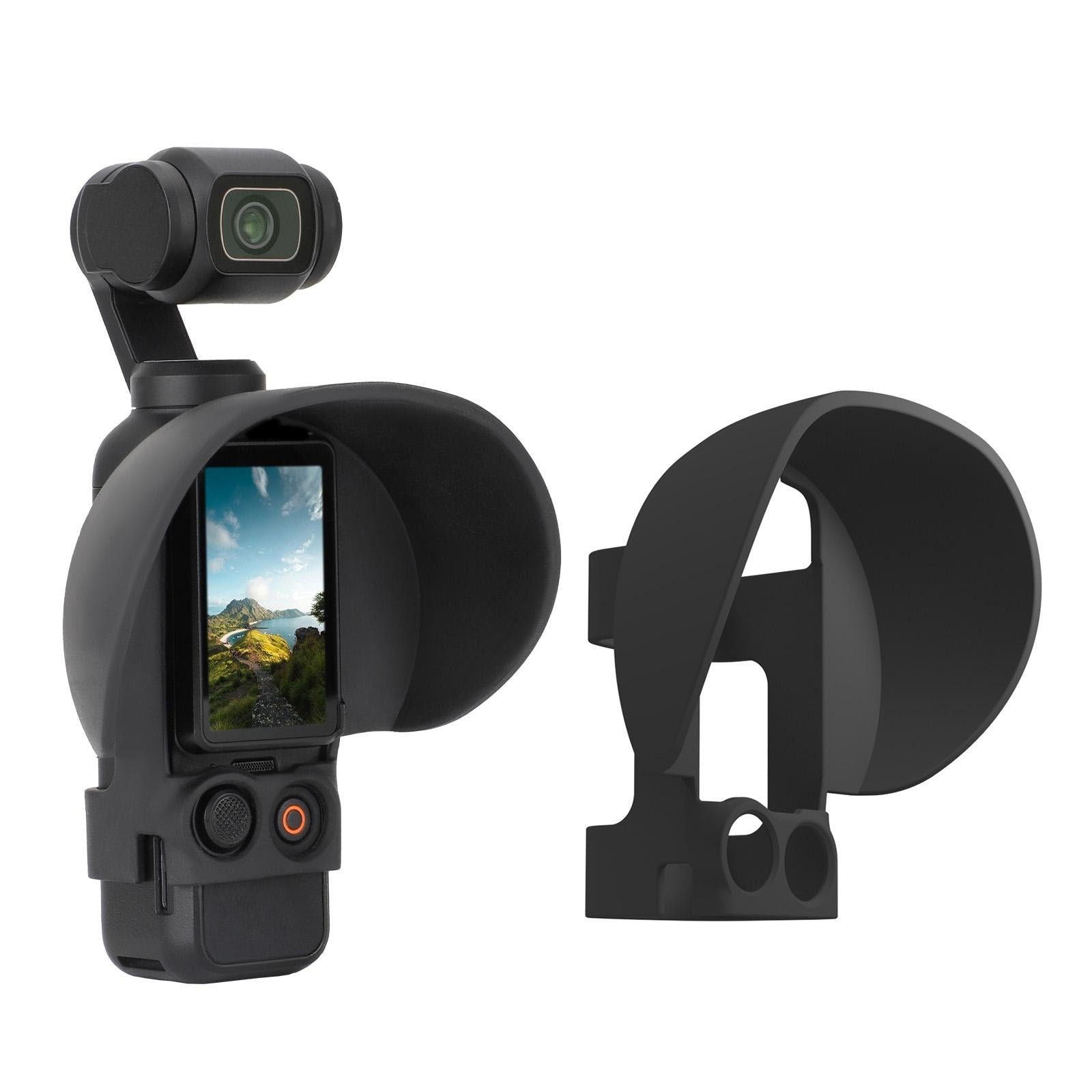 V562-B3542POD-202503062105-00 Protective Sunshade Hood for Dji Pocket 3 Screen - Image 1