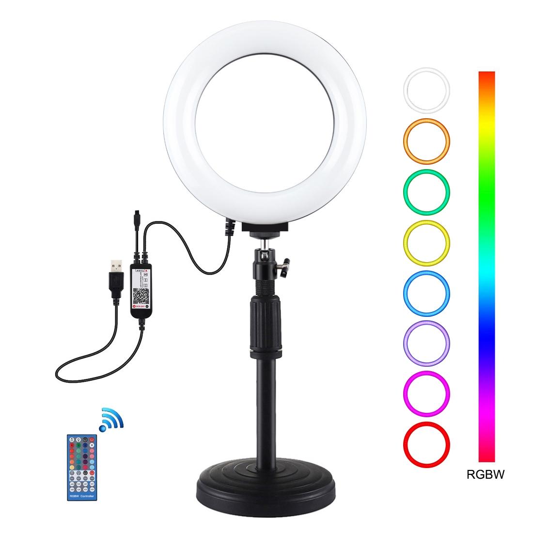 V562-B4703TKP-202502212115-00 6.2 Rgbw Led Ring Light with Remote and Tripod - Image 1