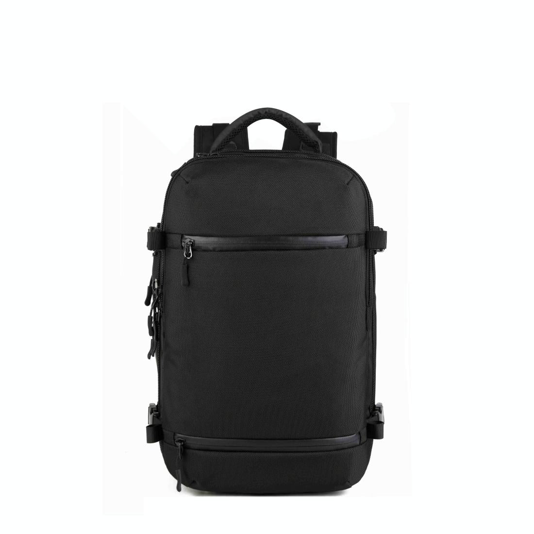 17 Inch Waterproof Usb Shoulder Backpack for Travel - Black