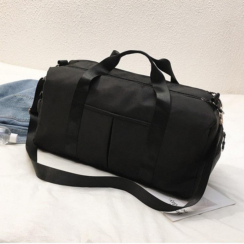 V562-B52237121YZ-202503041350-13 Yoga and Sports Gym Bag - Lightweight Nylon - Black - Image 1