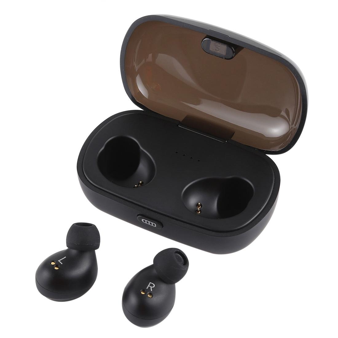 V562-B5487F8PI-202505261817-00 Portable Bluetooth V5.0 Earphones with Charging Box - X8 Tws for Outdoor Sports Black - Image 1