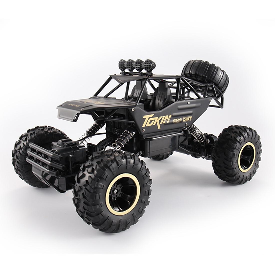 V562-B6190THC-202504291310-00 37cm Remote Control Bigfoot Climbing Car - 1 12 Alloy 4wd Cross-country Toy - Black - Image 1