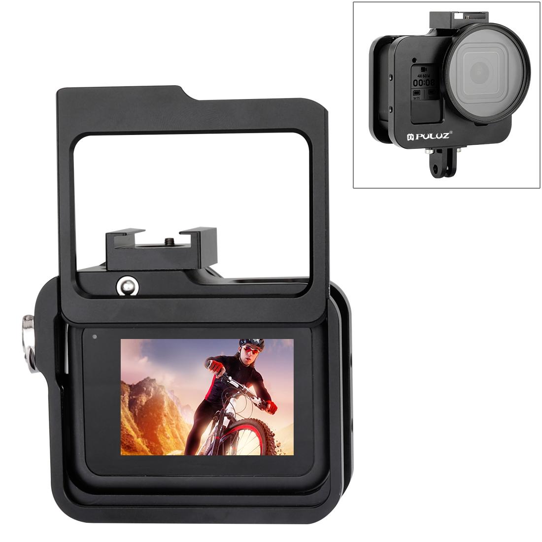 V562-B853UP-202502211920-00 Aluminum Alloy Protective Cage with Insurance Frame and 52mm Uv Lens for Gopro Hero8 - Image 1