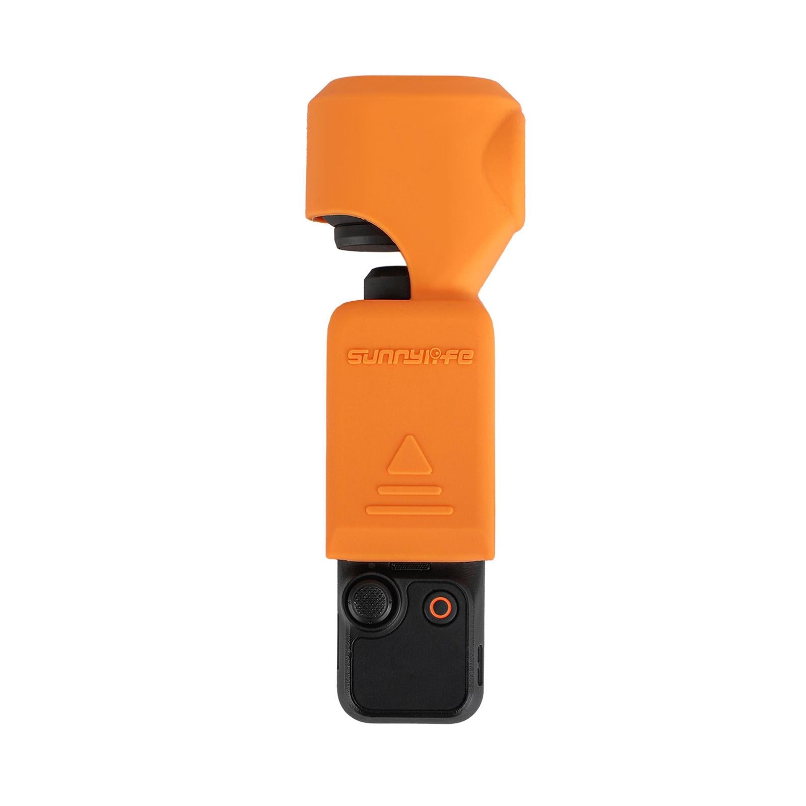V562-C103860600ADE-202502241655-00 Silicone Protective Case for Dji Pocket 3 - Orange - Image 1