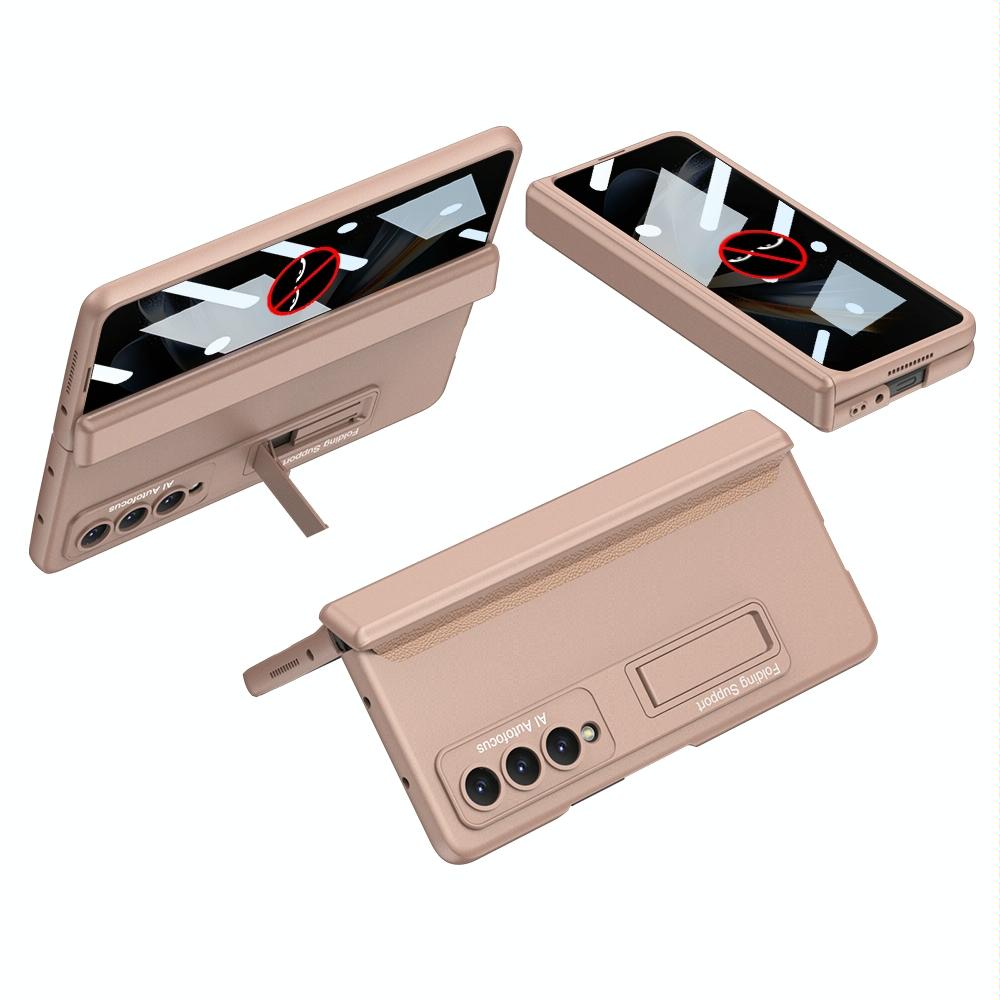V562-C105679300ADE-202505291332-00 For Samsung Galaxy Z Fold4 5G Magnetic Fold Case - Full Coverage - Gold - Image 1
