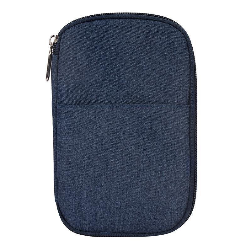 V562-C1087212060DBT-202503282005-00 Multi Function Travel Storage Bag For Passports - Dark Blue - Image 1