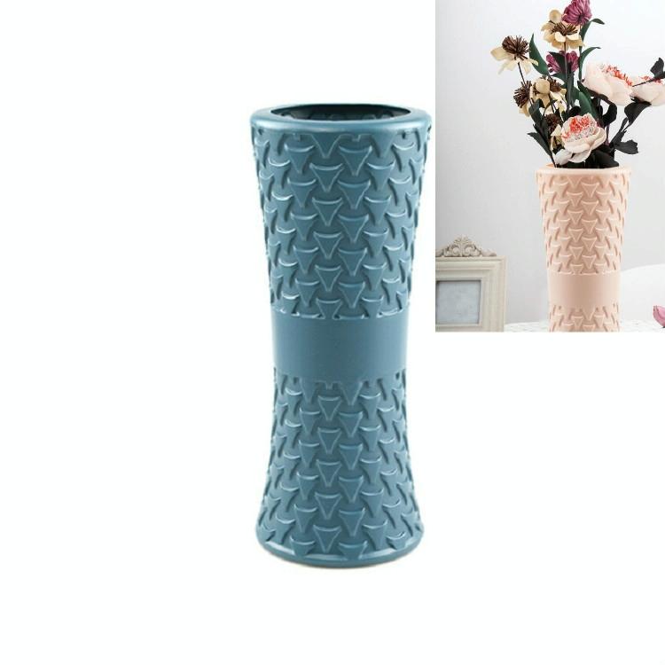 V562-C109094940DBT-202503041620-00 Hydroponic Drop-resistant Flower Vase for Dry and Wet Arrangements - Blue - Image 1