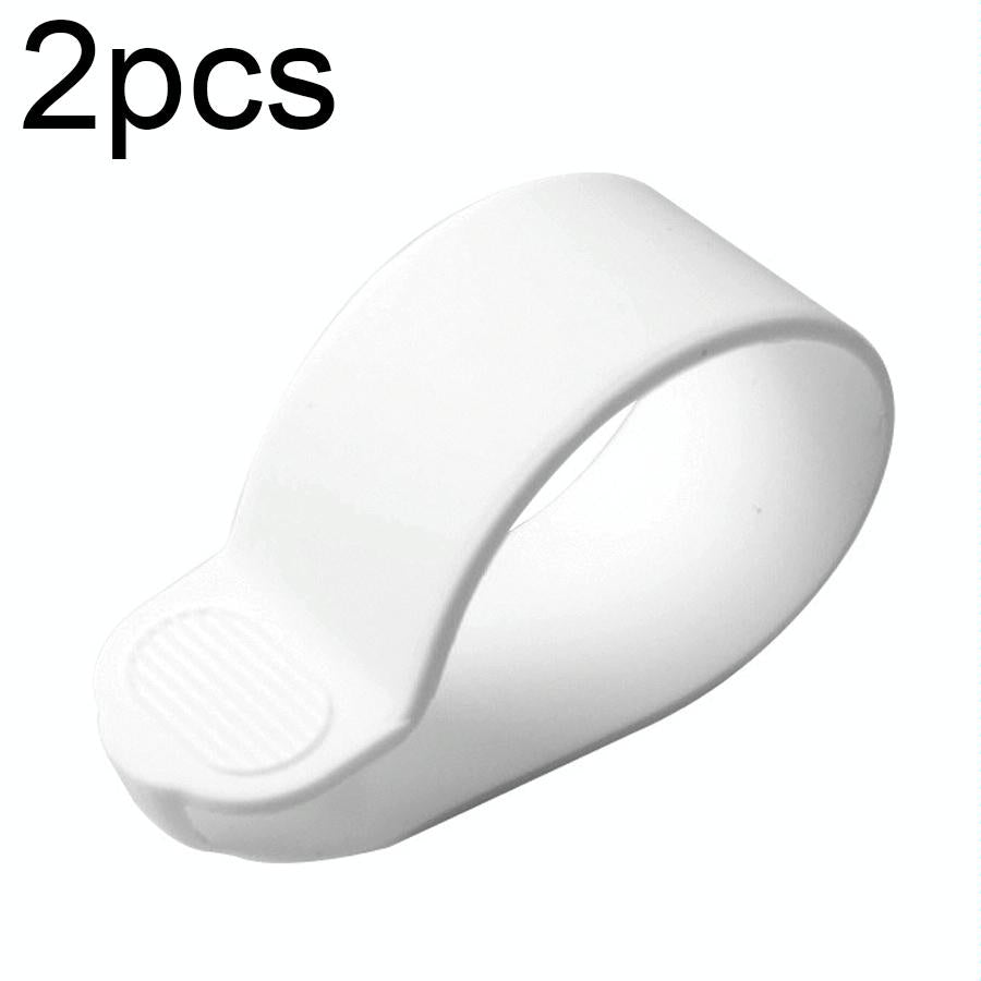 V562-C1098753060DBT-202505291138-00 2pcs Silicone Scooter Accelerator Dial Cover for Xiaomi M365 / 1s / Pro / Max G30 / Es2 - White - Image 1