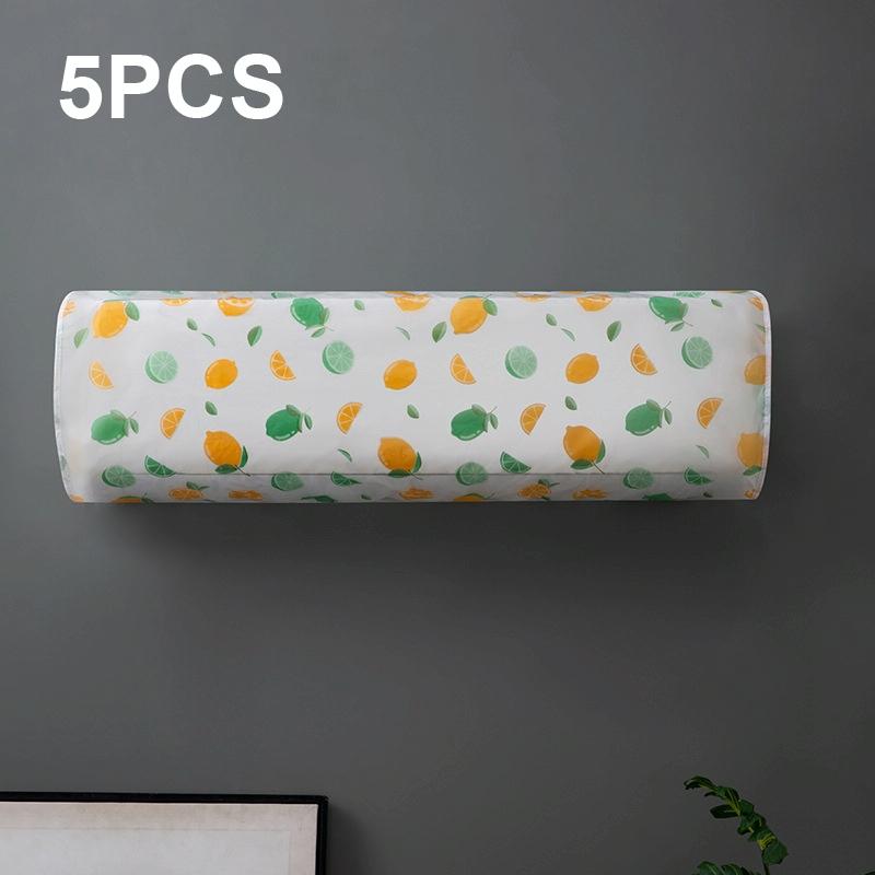 V562-D1064372060DBT-202503031715-00 5-pack Hanging Ac Dust Cover - 95x20x31cm - Thickened - Colourful Fruit - Image 1