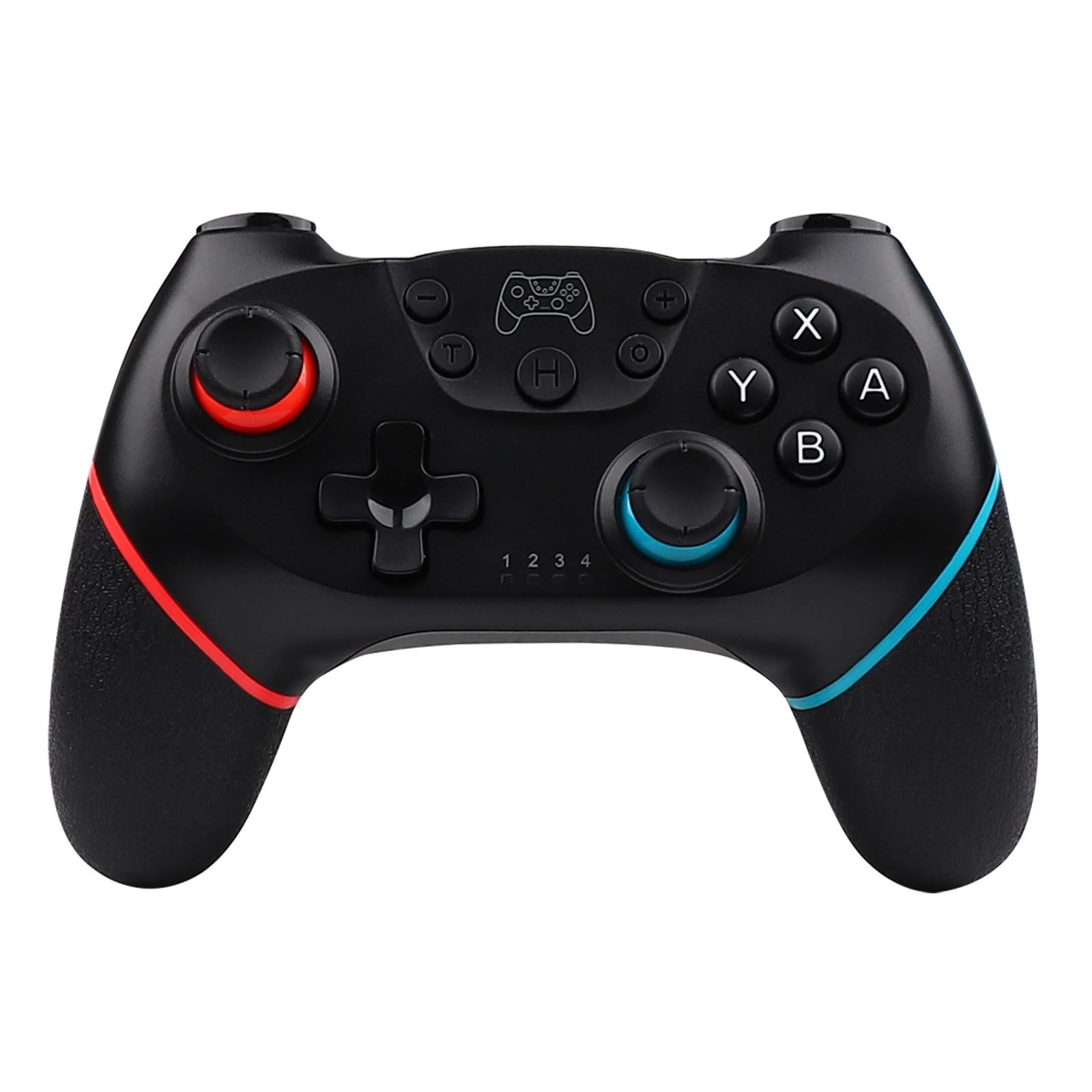 V562-D1067453060DBT-202505201325-00 Macro Wireless Pro Controller with Wake-up Function - Black Red Blue - Image 1
