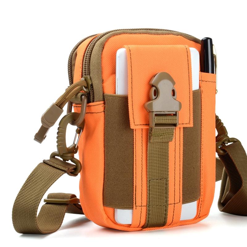 V562-D1092144850DBT-202503032031-00 Versatile Messenger Bag With Shoulder Strap - Orange - Image 1