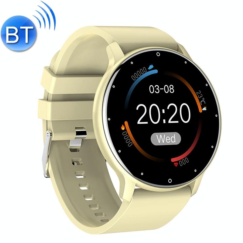 V562-D1093022060DBT-202504252105-00 Smart Heart Rate Blood Pressure Oxygen Monitoring Sports Pedometer Wireless Bluetooth Watch - Gold - Image 1