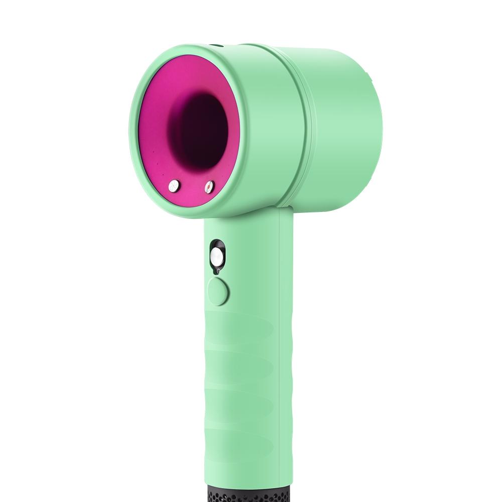 V562-D109320400ADE-202503191317-00 Shockproof Silicone Case For Dyson Hair Dryer - Matcha Green - Image 1