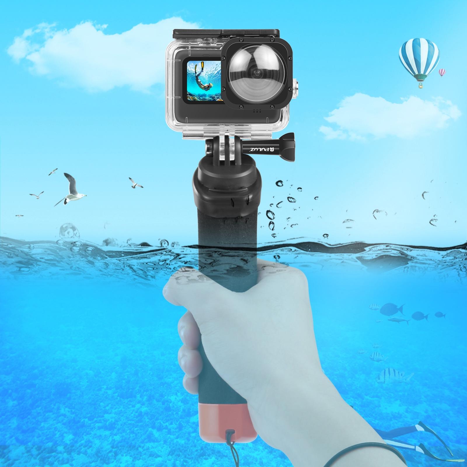 V562-E165UP-202503062125-00 Buoyant Foam Hand Grip with Quick Release for Gopro Hero 12 - Image 1