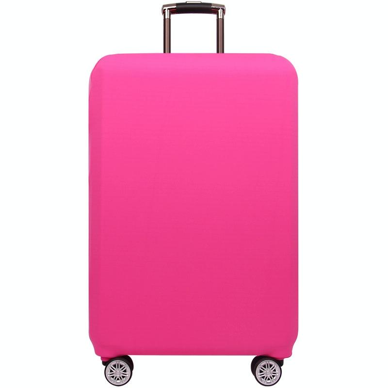 V562-E3021692060DBT-202502281625-00 Stretch Luggage Protective Cover - Durable & Dust-proof - Size l - Rose Red - Image 1