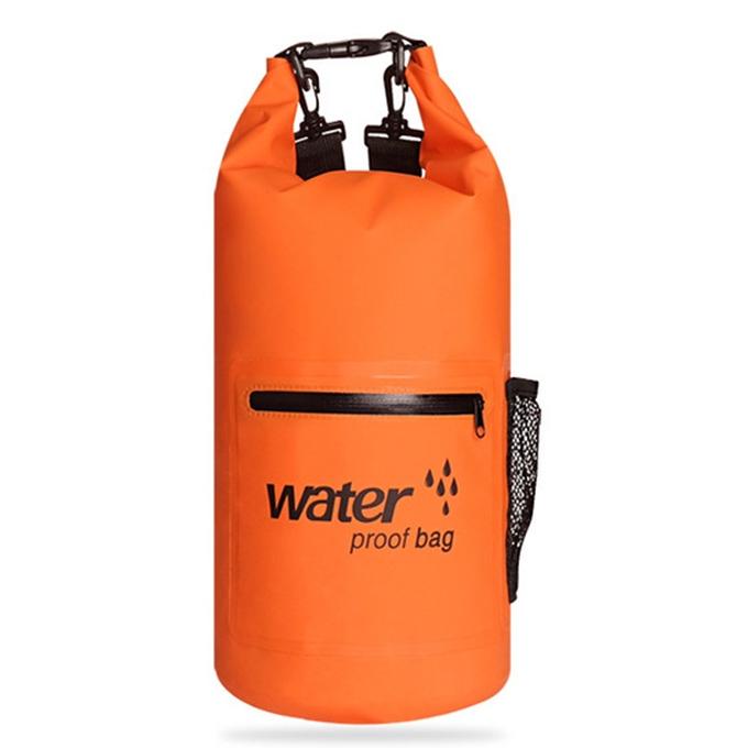 V562-E9585GO-202504251752-00 Waterproof Dual Shoulder Strap Dry Bag 10L Capacity - Orange - Image 1