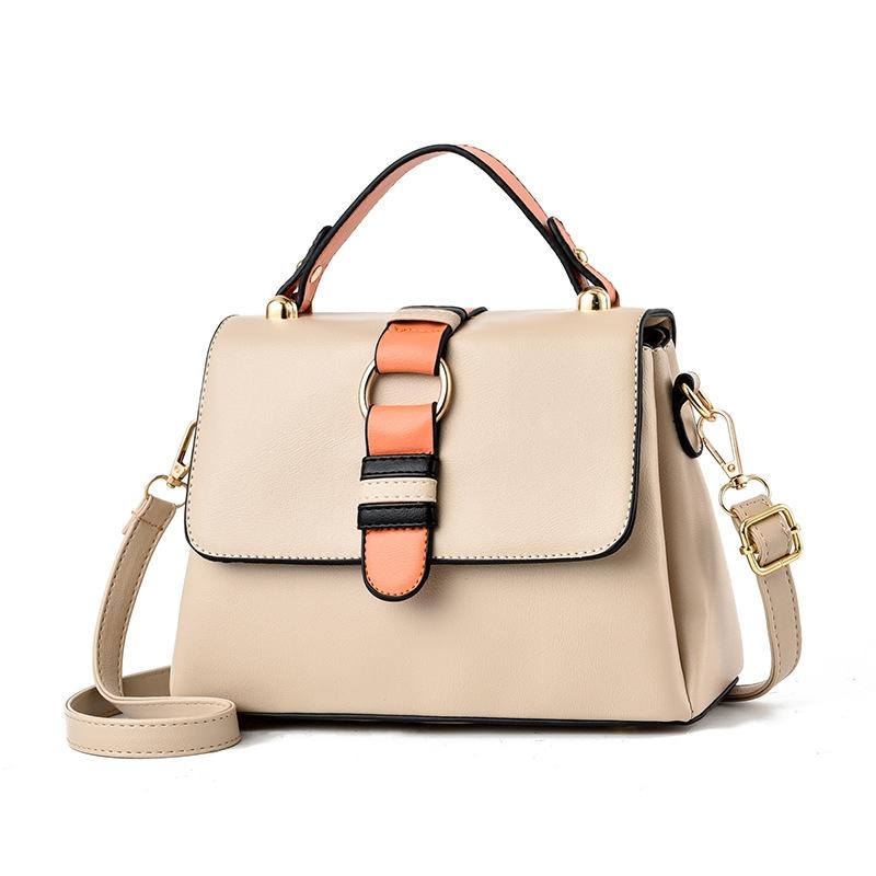 V562-F1021232060DBT-202505191437-00 Versatile Small Square Handbag For Women - Apricot - Image 1