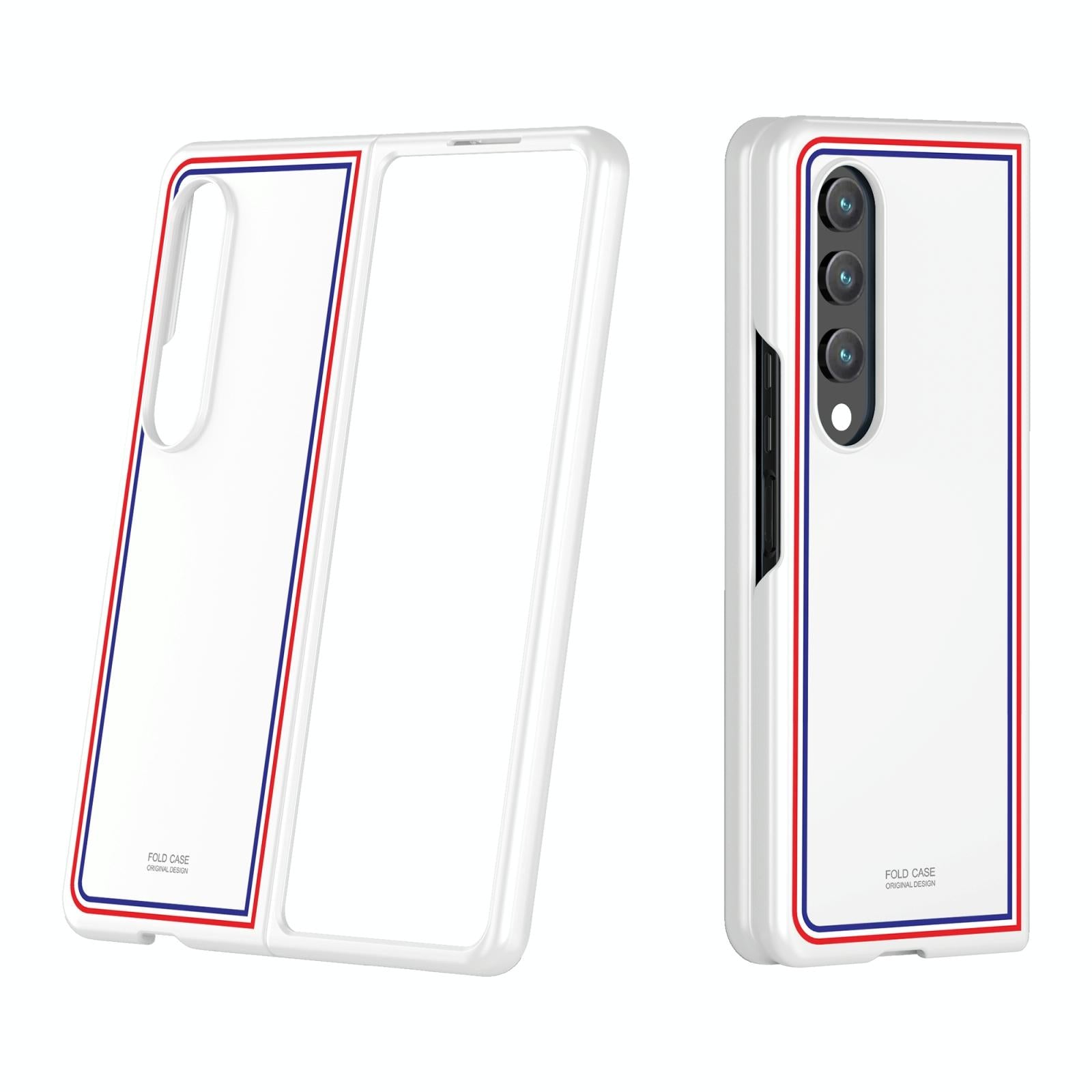 V562-F104284300ADE-202503211336-00 For Samsung Galaxy Z Fold4 5G Frosted Skin Case - Slim & Stylish - Checkered White - Image 1