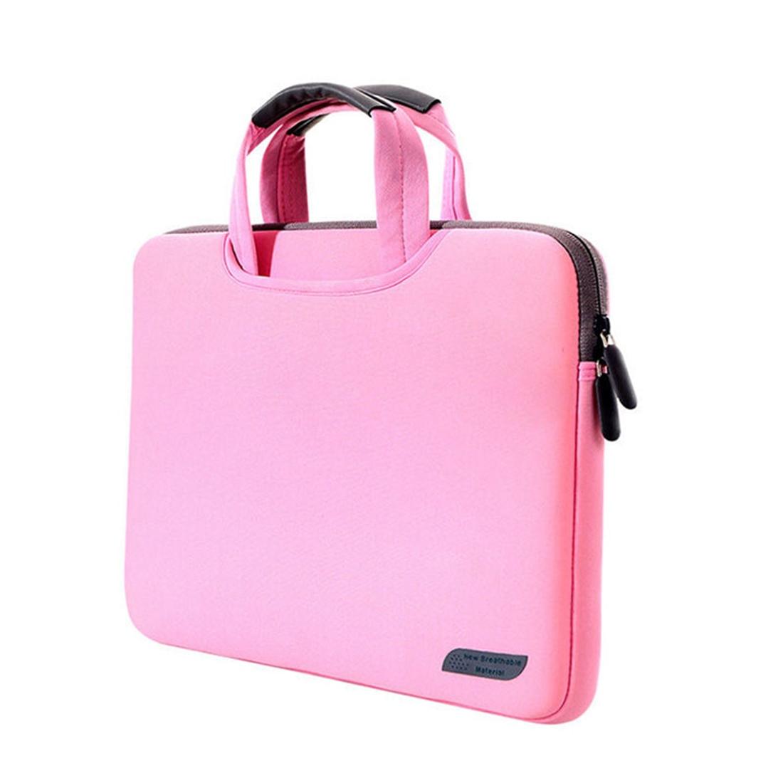 V562-F1155BL-202502282045-00 Portable Air Permeable Sleeve for 12 Laptops - 32x21x2cm - Pink - Image 1