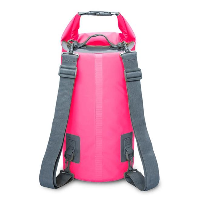 V562-F1585GO-202504251505-00 Waterproof Dual Shoulder Dry Bag 50L Capacity - Pink - Image 1