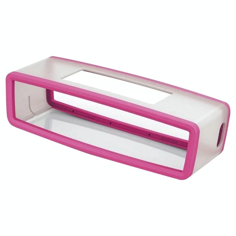 V562-F4560ACD-202502272040-00 Portable Silicone Case for Bose Soundlink Mini 2 Bluetooth Speaker - Pink - Image 1