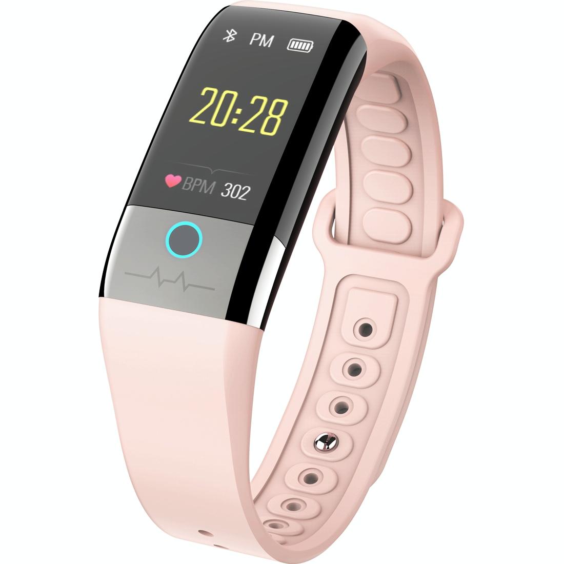 V562-F5118AC-202504171205-00 Smart Watch With Heart & Oxygen Monitoring Colour Screen Ip67 - Pink - Image 1