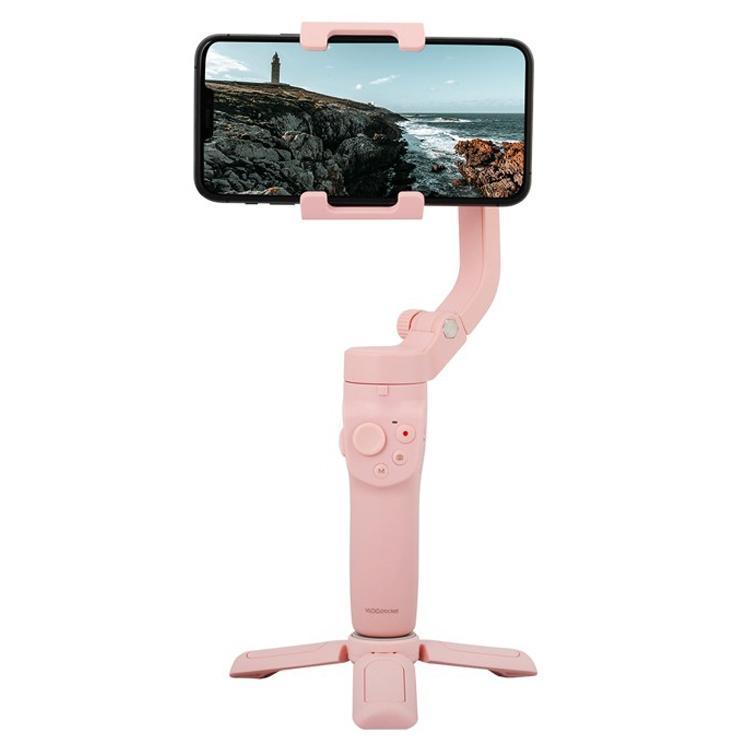 V562-F8730PCM-202503062000-00 Foldable Vlog Pocket 2 Handheld Stabilizer - Three-axis Gimbal Pink - Image 1