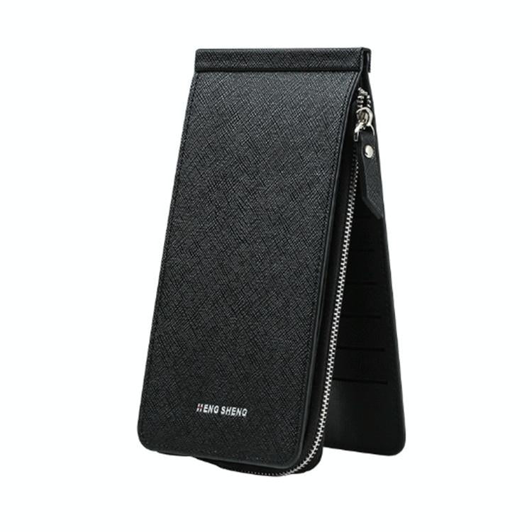 V562-G103847080DBT-202503280227-00 Ultra Thin Multi Card Wallet Multi Function Card Holder - Black - Image 1