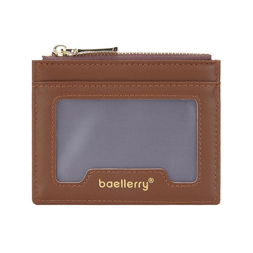 V562-G1050683060DBT-202503281905-00 Light & Thin Card Bag Multifunctional Coin Purse - Brown - Image 1