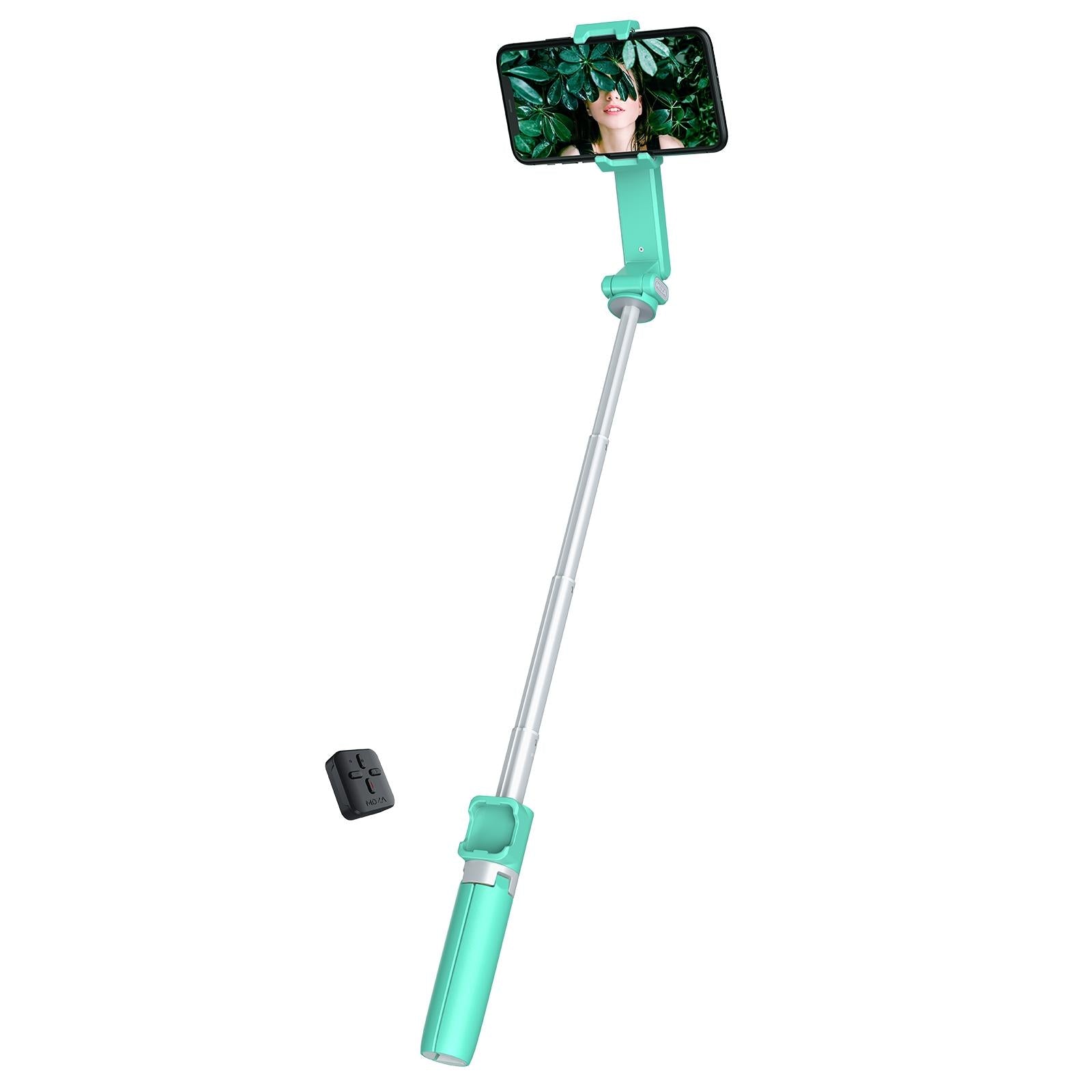 V562-G5617ACD-202502211940-00 Portable Smartphone Gimbal Stabilizer - Foldable Green - Image 1