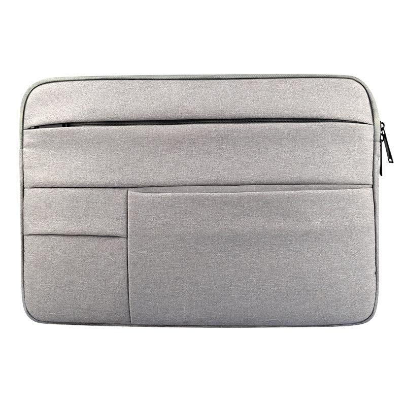 V562-H0956CH-202504022052-00 Portable Oxford Cloth Laptop Bag For 12 Macbook And Tablets - Grey - Image 1